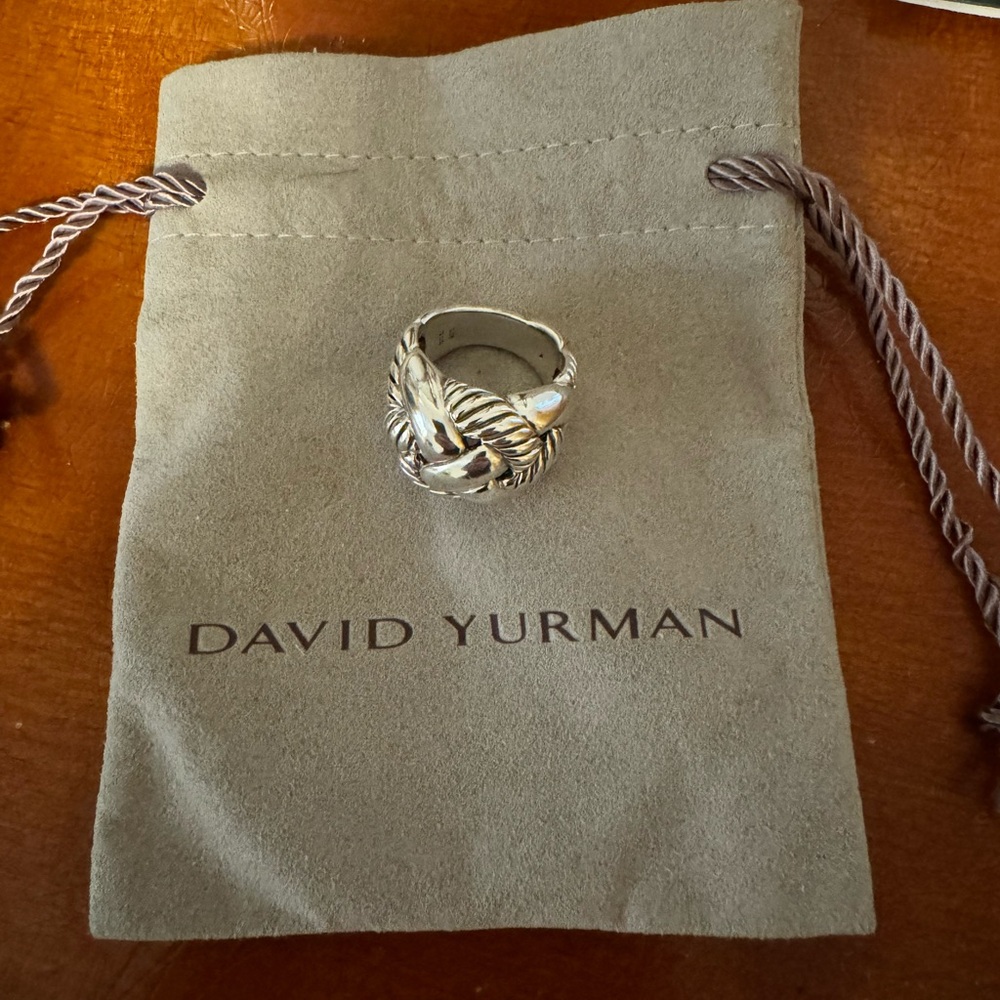 David Yurman woven cable ring